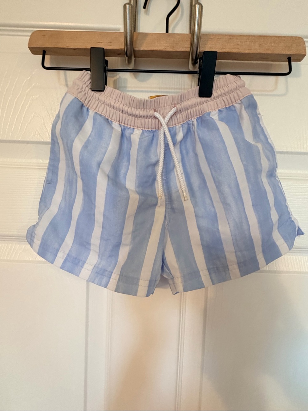 TBBC Turtle Bay Swim Trunks in Sea Wall Stripe.